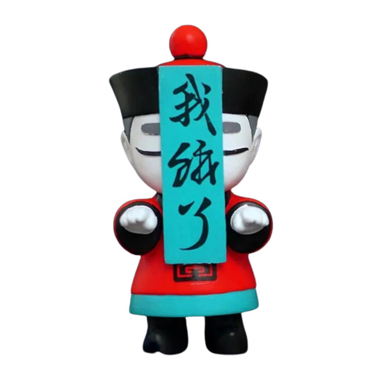 Red Bai Chu with Talisman by Otto Bjornik