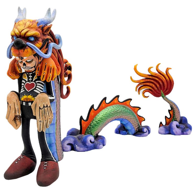 Kid Dragon Day of the Dead by Rsinart