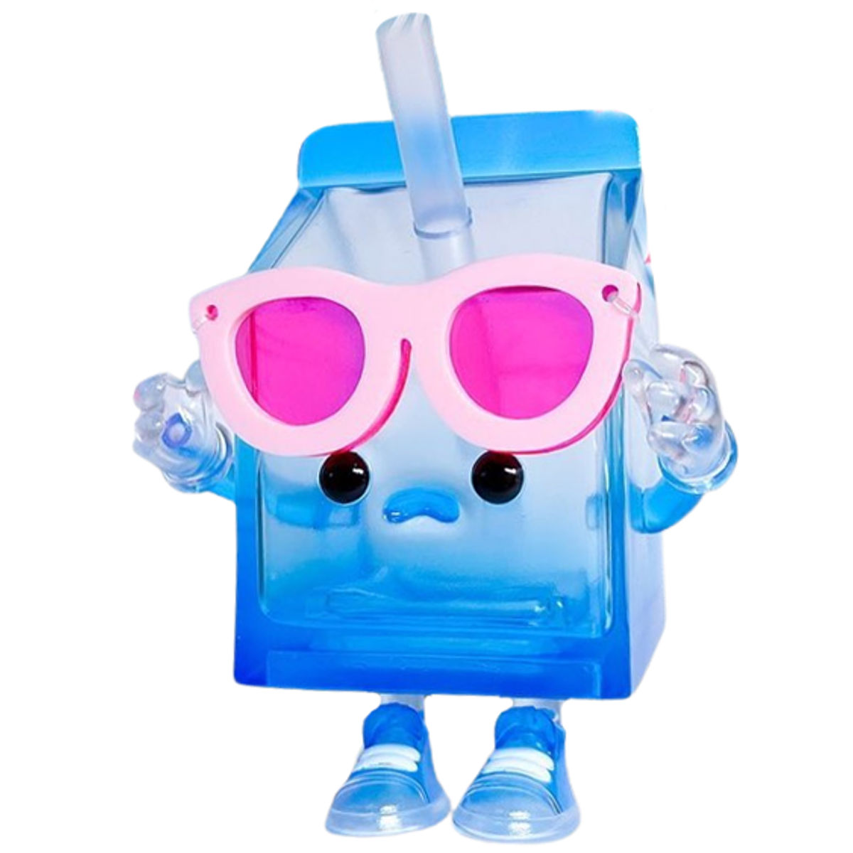Clear Blue Summer (Pink Frames) Juice Box Boy