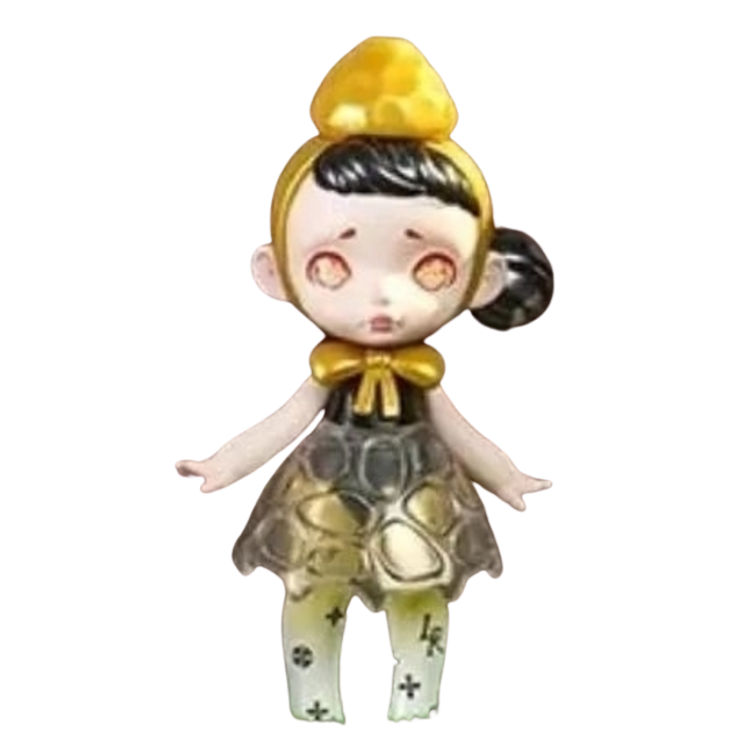 Golden Bamboo Fungus by Laura Art