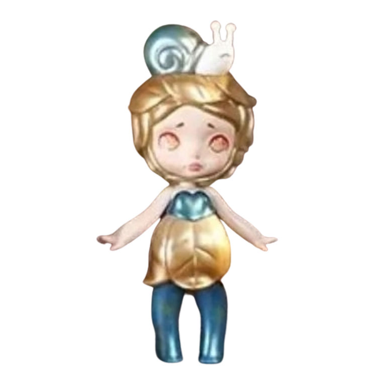 Gold Leaf Snail by Laura Art