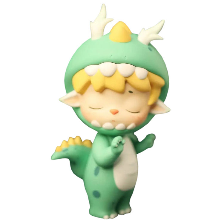 Mimi Dinosaur Green by MI&HU