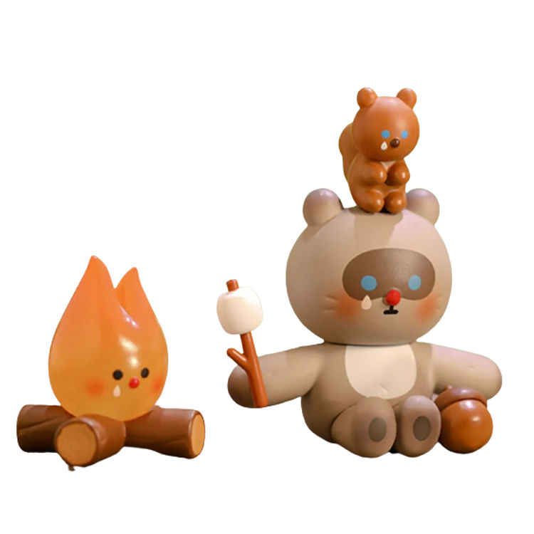 Raccoon and Friends by Crybaby Molly (Molly Yllom)