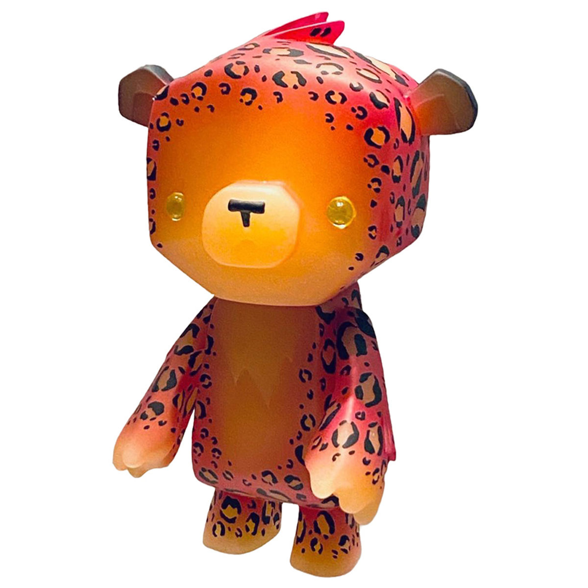 Red Orange Leopard Kuma