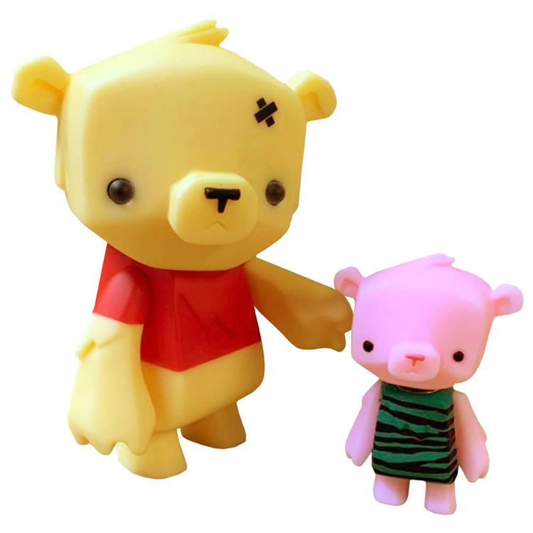 Pooh and Piglet Kuma Set by Dead Beat City (Barnaby Purdy)