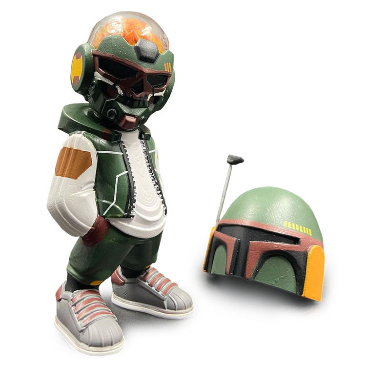 Mini Fett Cyberskull by RLUX Customs
