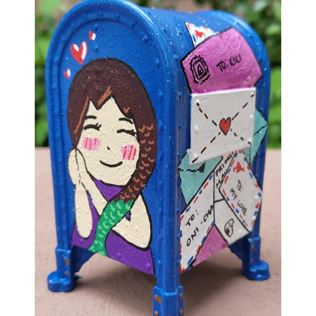 Bunny Mischief Mailbox