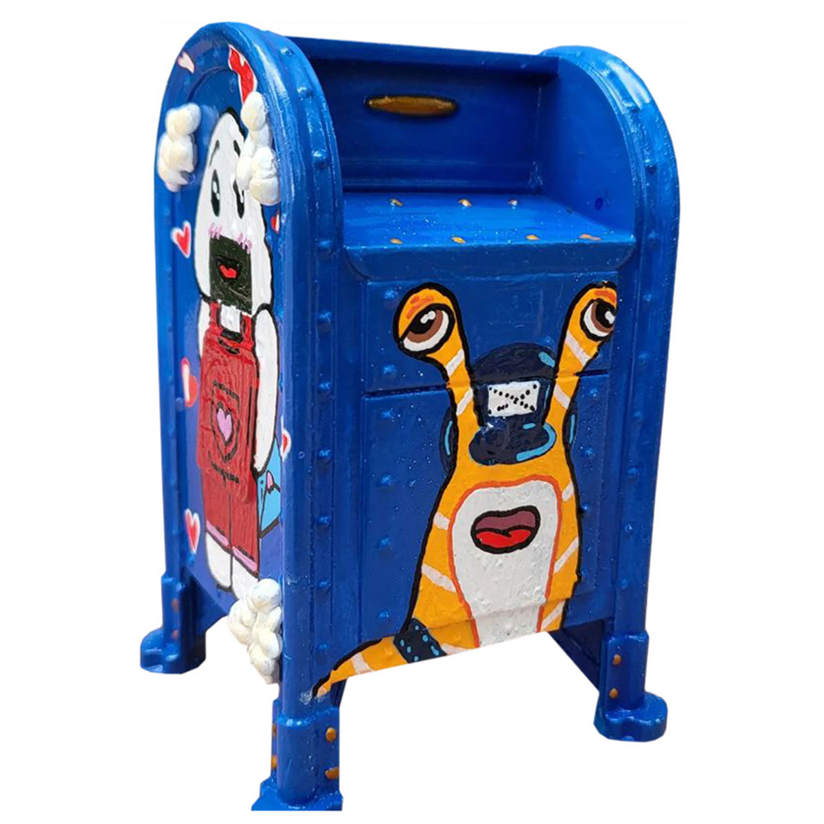 Bunny Mischief Mailbox