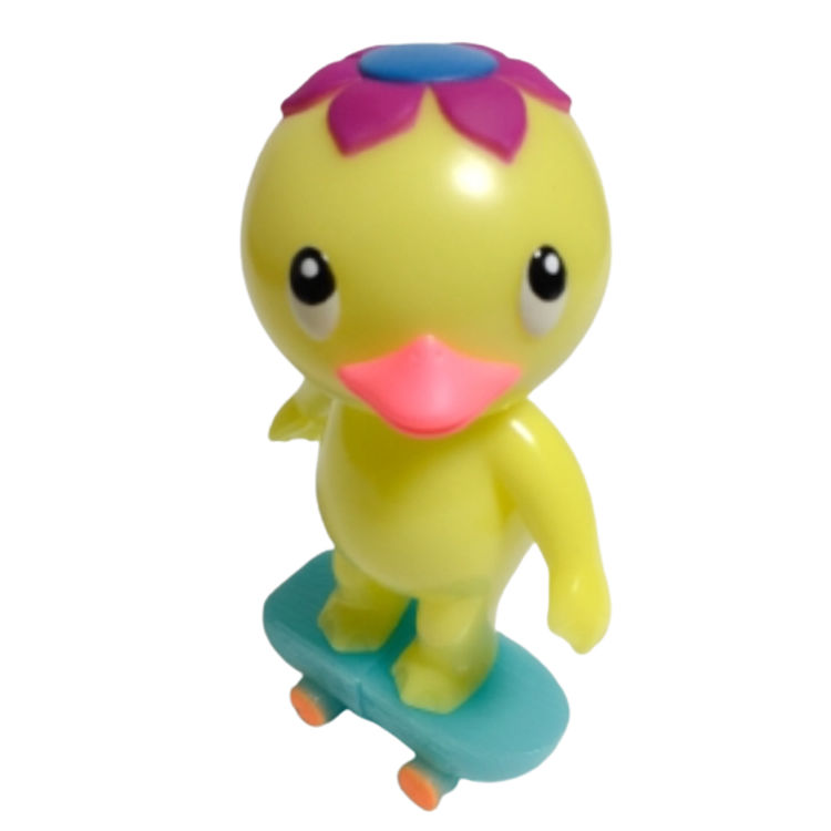 Yellow Kappa Kid and Logboard by Cometdebris (Koji Harmon)