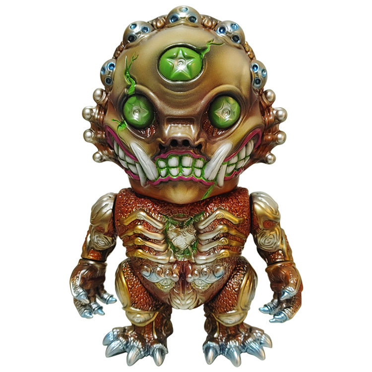 Neon Kaiju Gold by Kaiju Smuggler