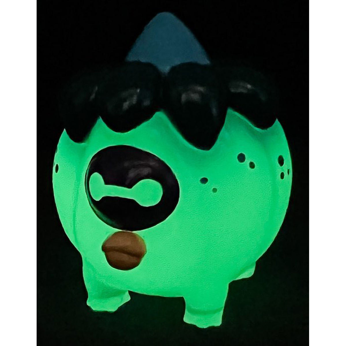 Glow resin Kappa Pumpkin Toad