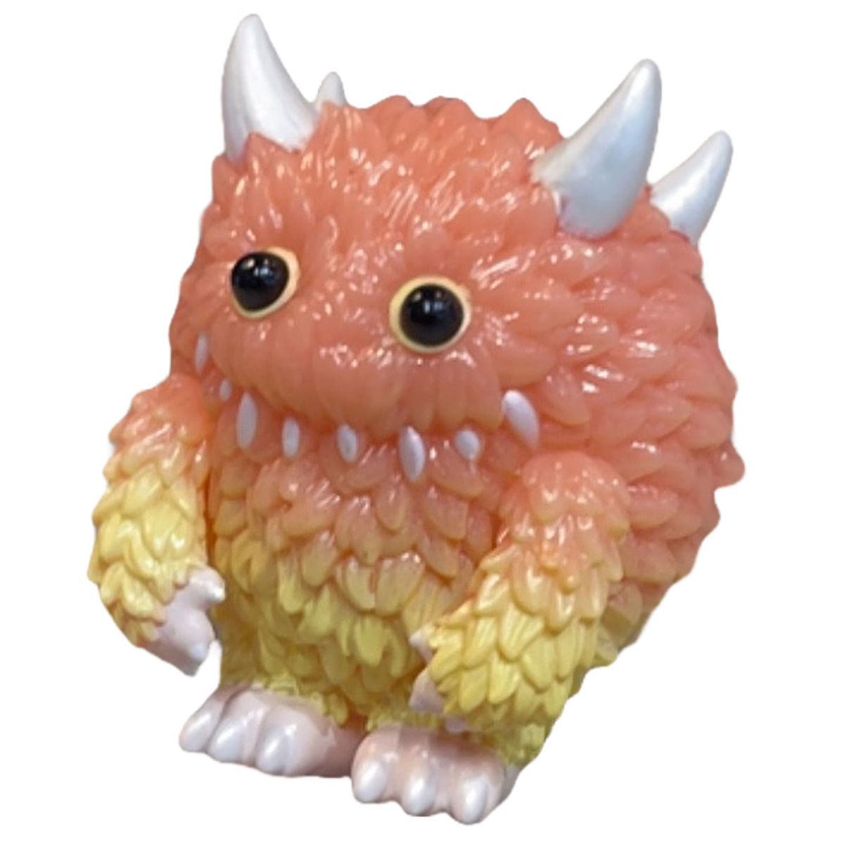 Monster Fluffy Orange Yellow