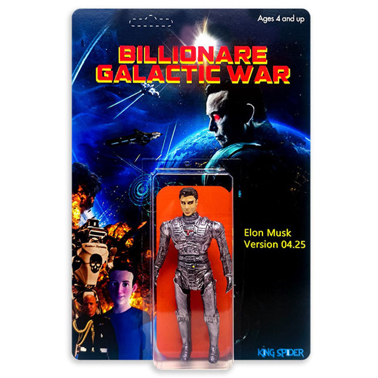Elon Musk Version 04.25 : Billionare Galactic War by King Spider Toys