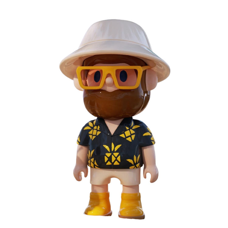 Pineapple Shirt Bob by What the Farmer