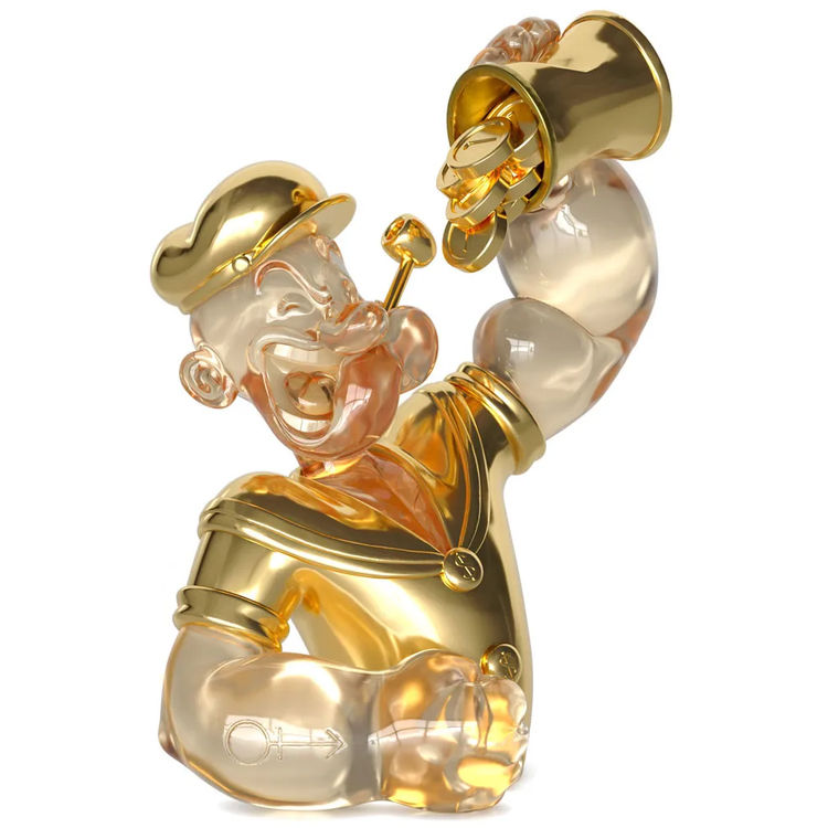 Platinum Chrome Fortune Popeye by Pop Sunday