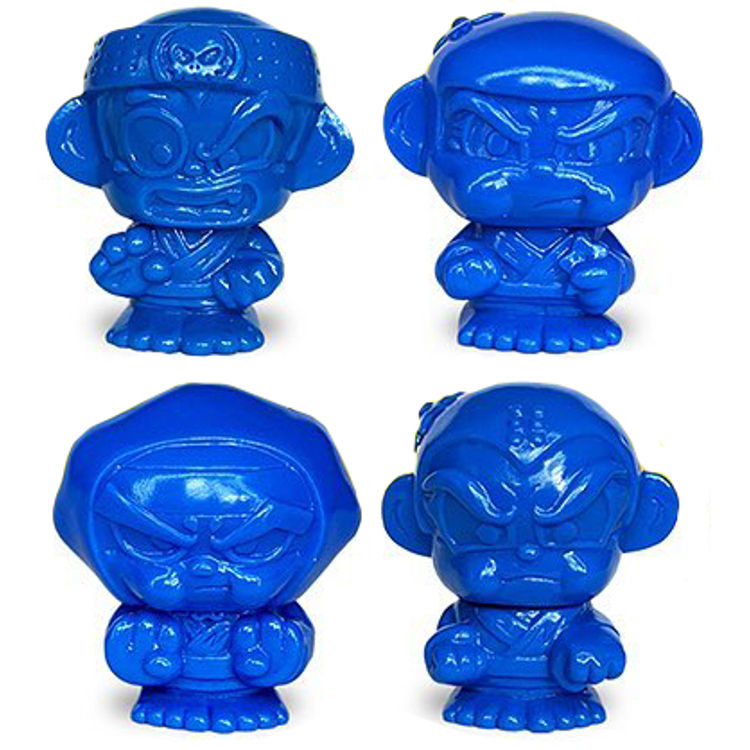 Blue Hyperactive Monkey & Friends Sofubi (Set) by Hyperactive Monkey (Jerome Lu)