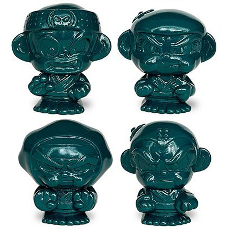 Jade Hyperactive Monkey & Friends Sofubi (Set) by Hyperactive Monkey (Jerome Lu)