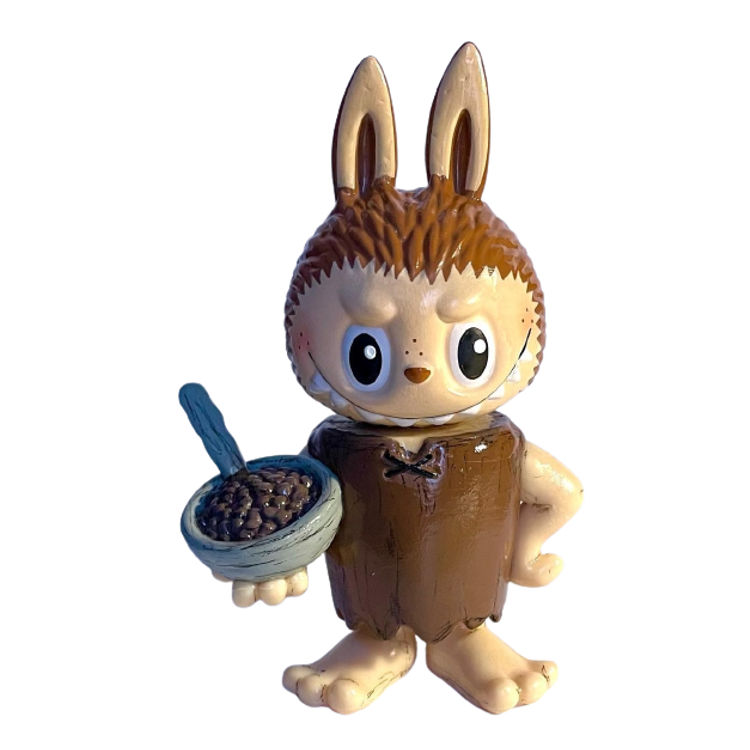 Labubu / Flinstones MashUp by Thad Wilkes