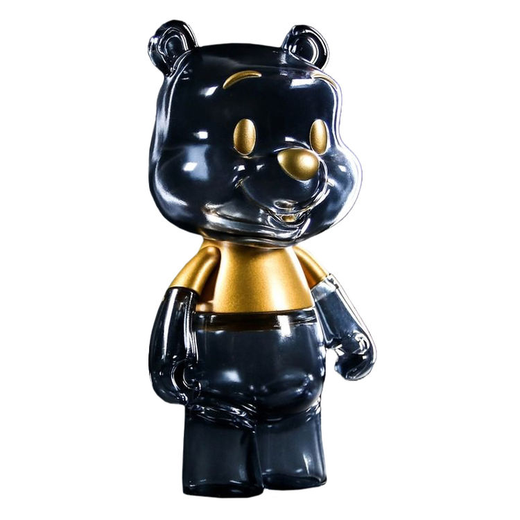 Disney Hoopy Winnie the Pooh Transparent Black Gold by Hero Cross