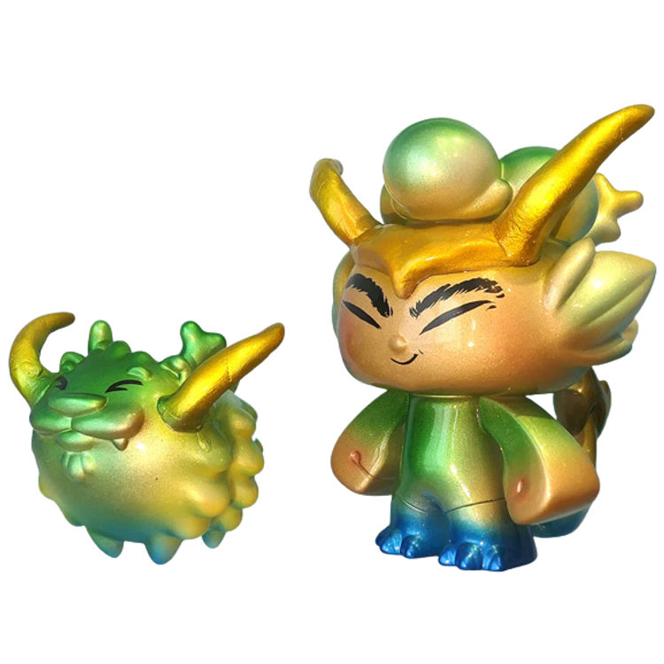 Loki Boy & Pup by Mark Nagata
