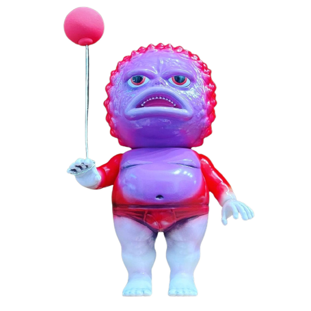 Old School Buddha Boy with a Red Balloon