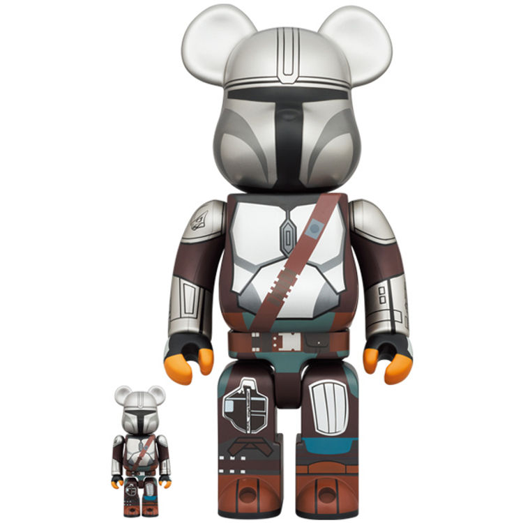 100% + 400% Beskar Armor Mandalorian Be@rbrick (Set) by Star Wars