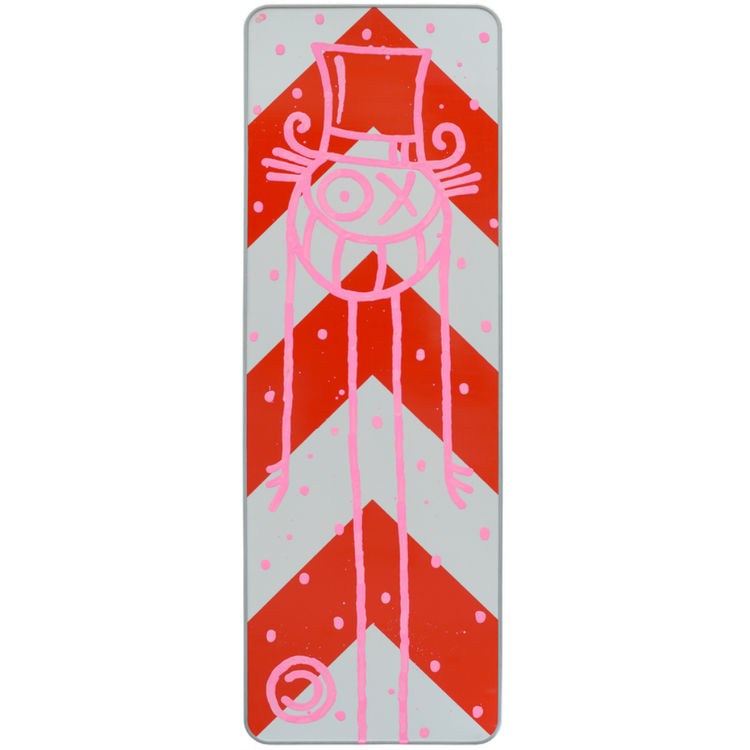Pink Mr. A Street Sign by Mr. André (André Saraiva)