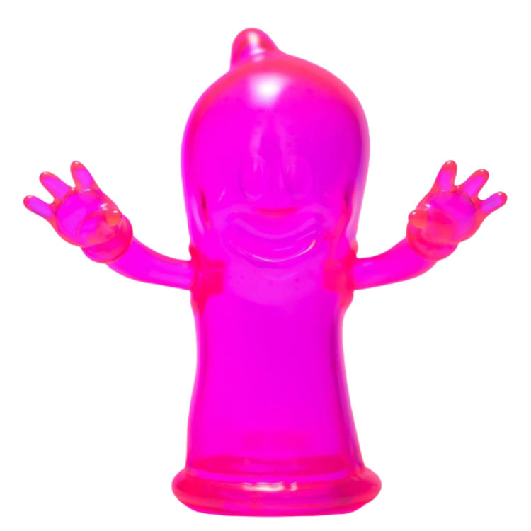 Neon Pink Rubber Boi by cdaanmade