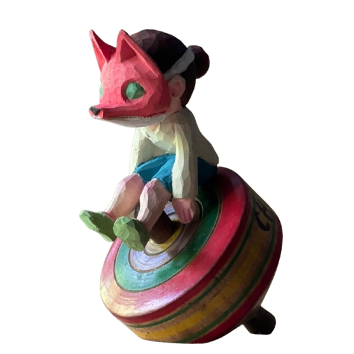 Moon with Katsune Mask