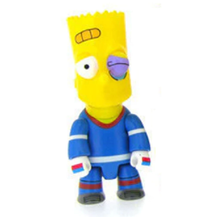 Ice Hockey Bart by Matt Groening