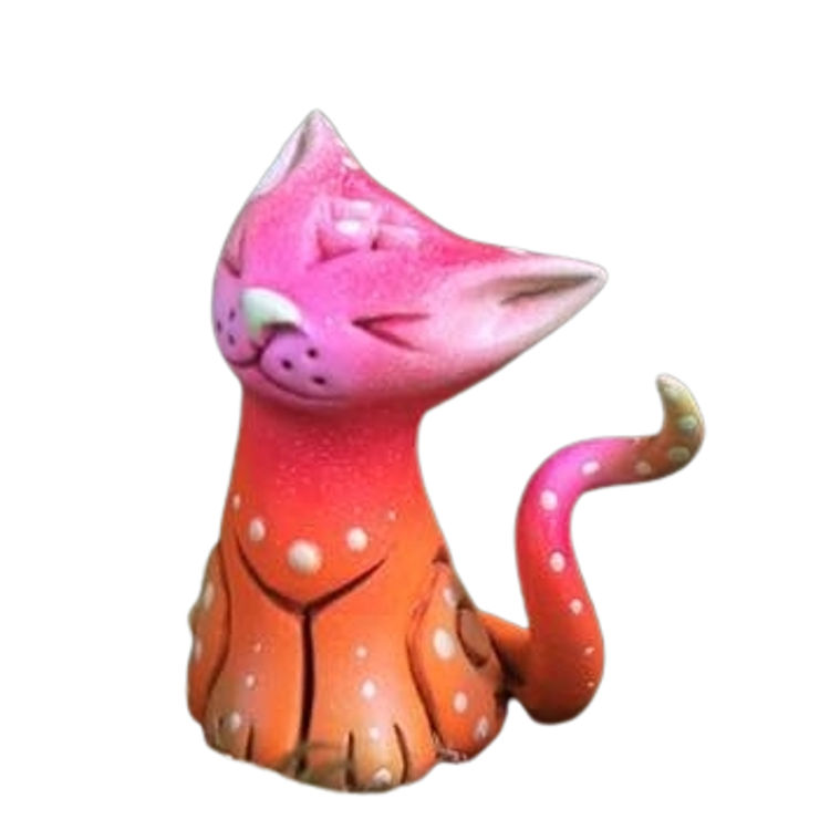 Pink Cosmic Cat by Miss Muju
