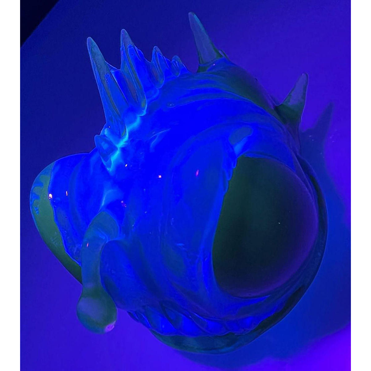 Clear black with clear UV skeleton