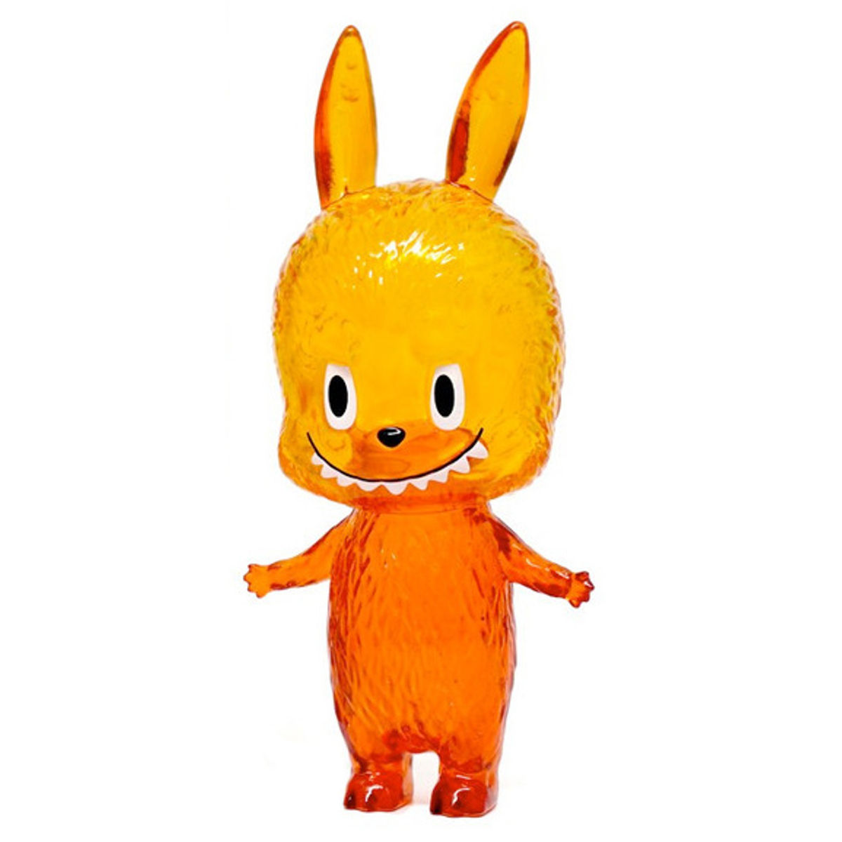 Clear Orange Labubu Little Monster