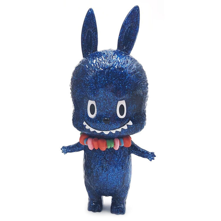 Blue Glitter Labubu by Kasing Lung