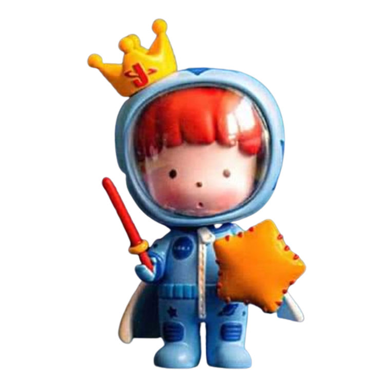 Orange Space Little James by Jemusu Studio