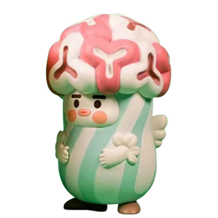 Green Striped Theatrical Clown by Quark Planet