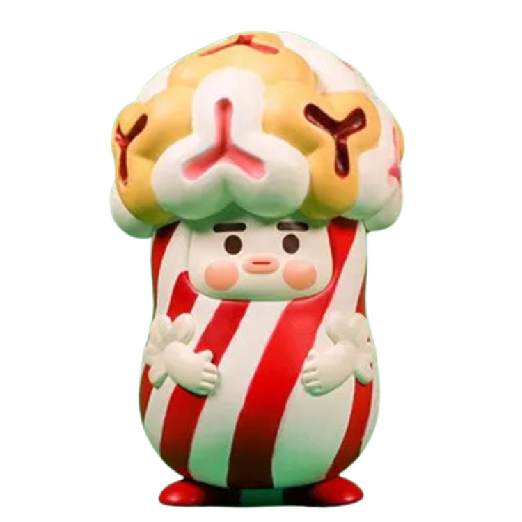 Red Striped Theatrical Clown by Quark Planet