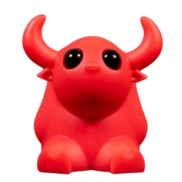 Red Clove the Bull by Leftover Toys (Johnny Dean)