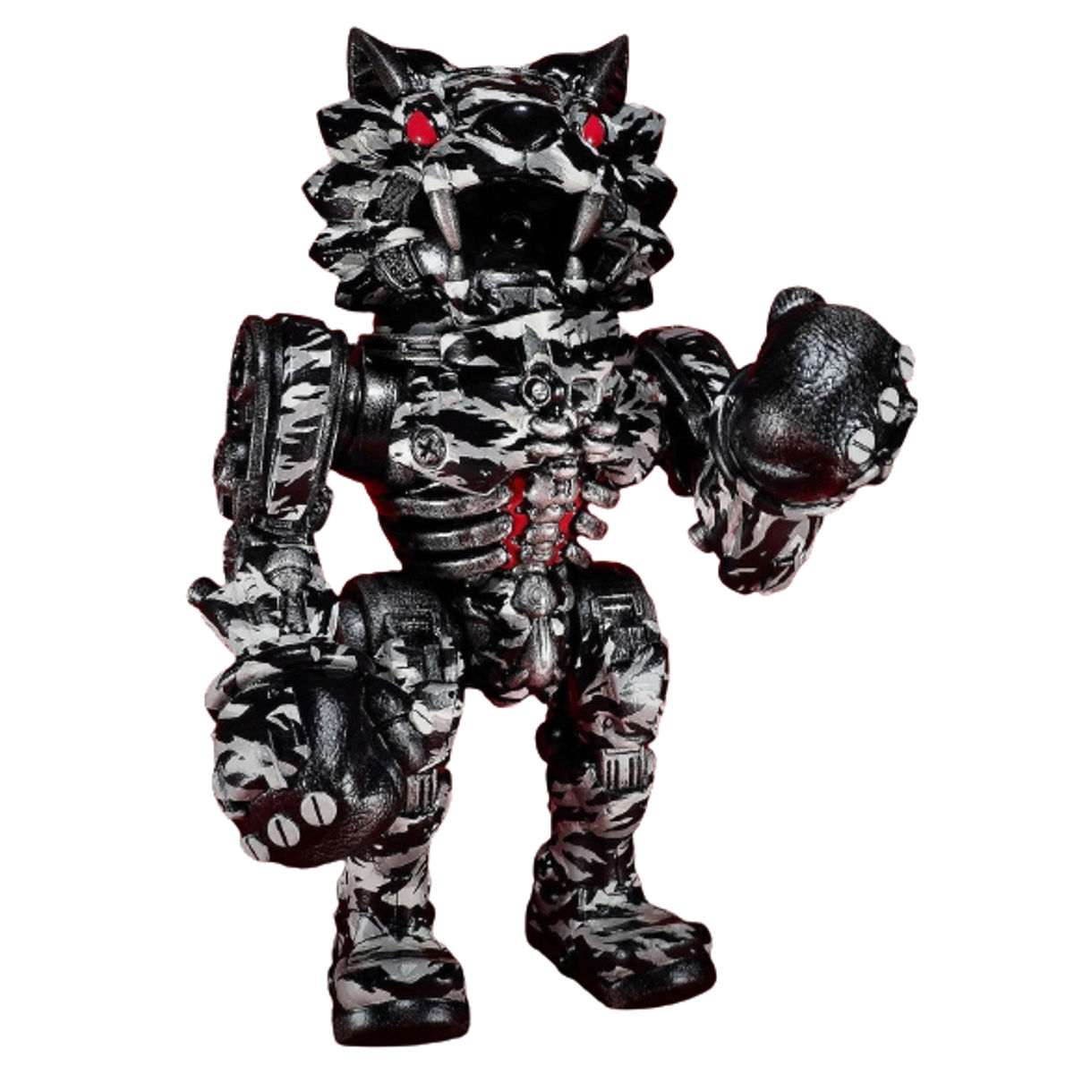 White Camo Tiger Punch