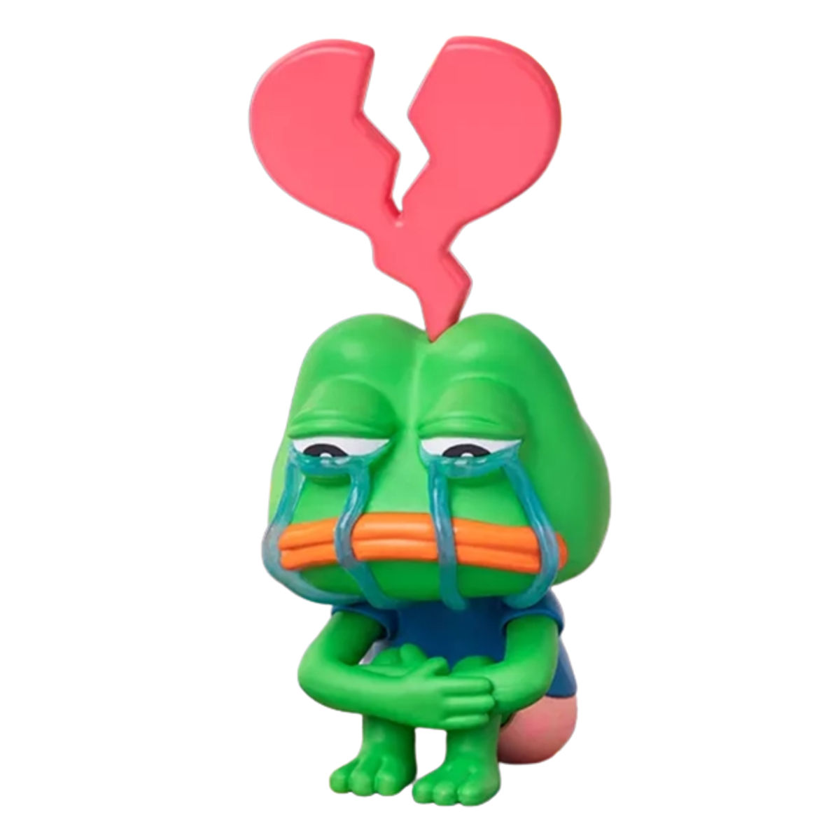 Broken Heart Pepe the Frog
