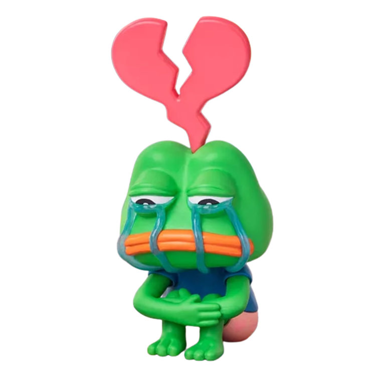 Broken Heart Pepe the Frog by Matt Furie
