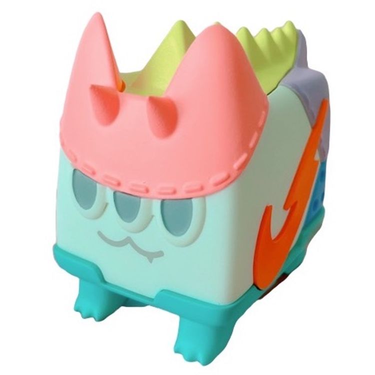 Multicolor Dino Cat : Sneaker Dino Series by Rato Kim