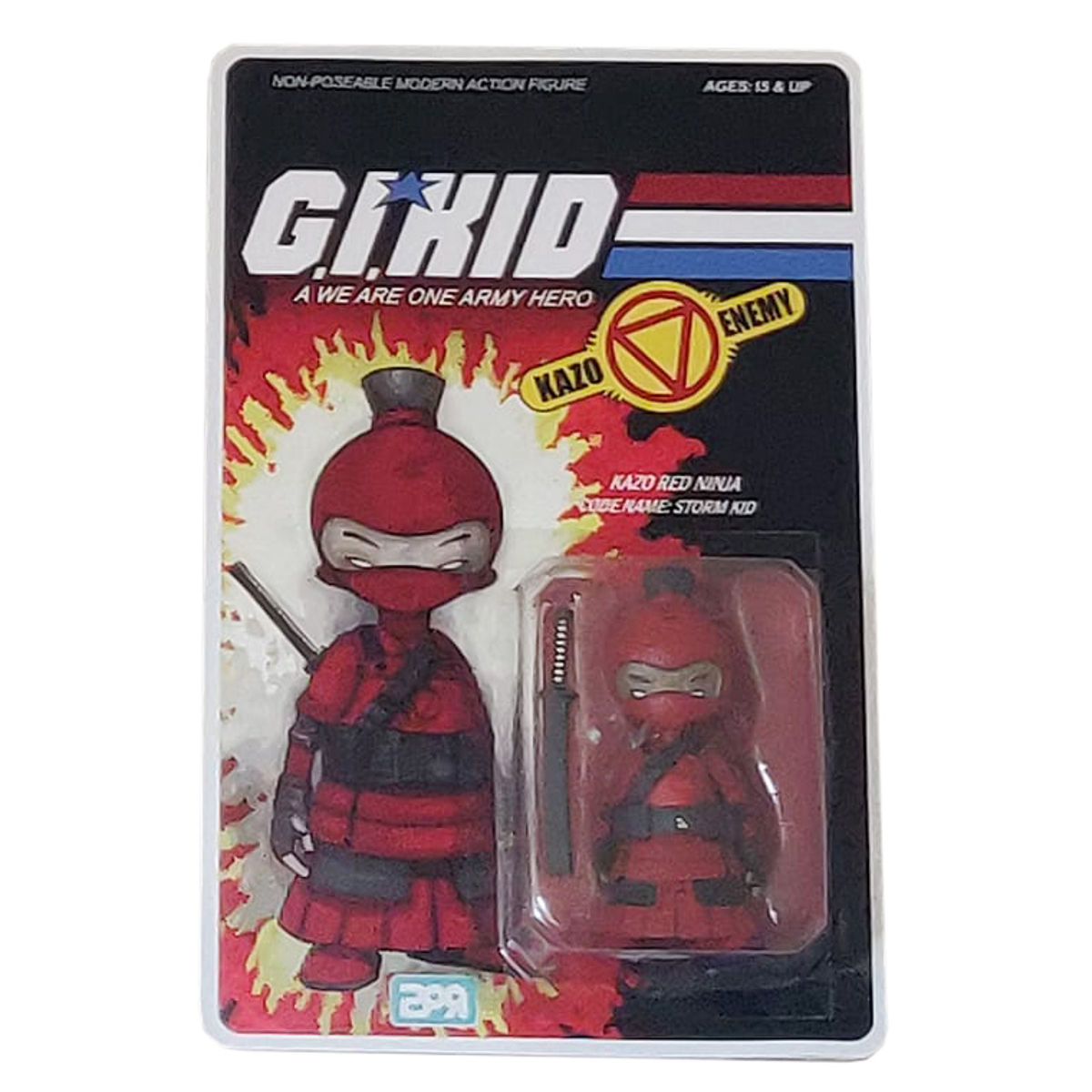 Kazo Red Ninja Storm Kid