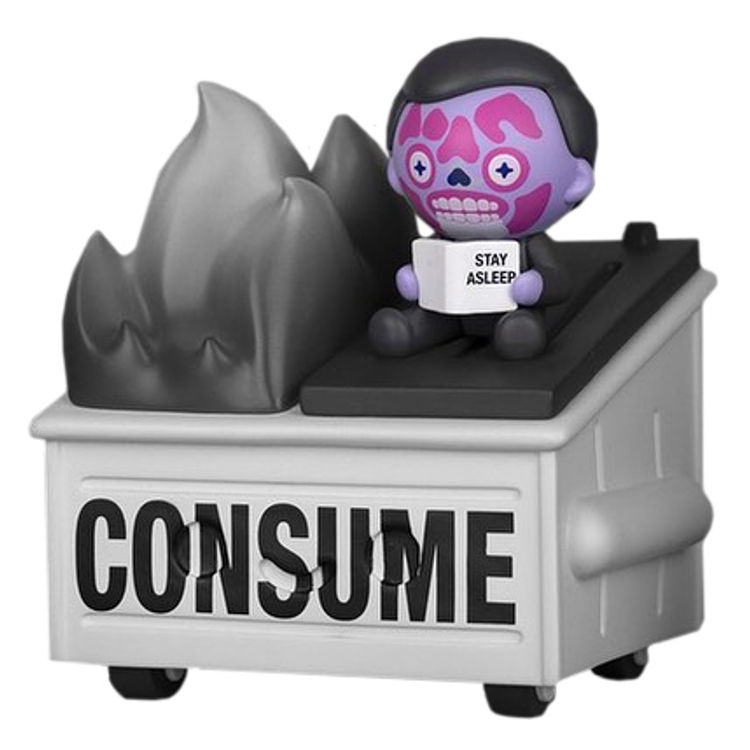 They Live Dumpster Fire (SDCC 2022) by 100% Soft