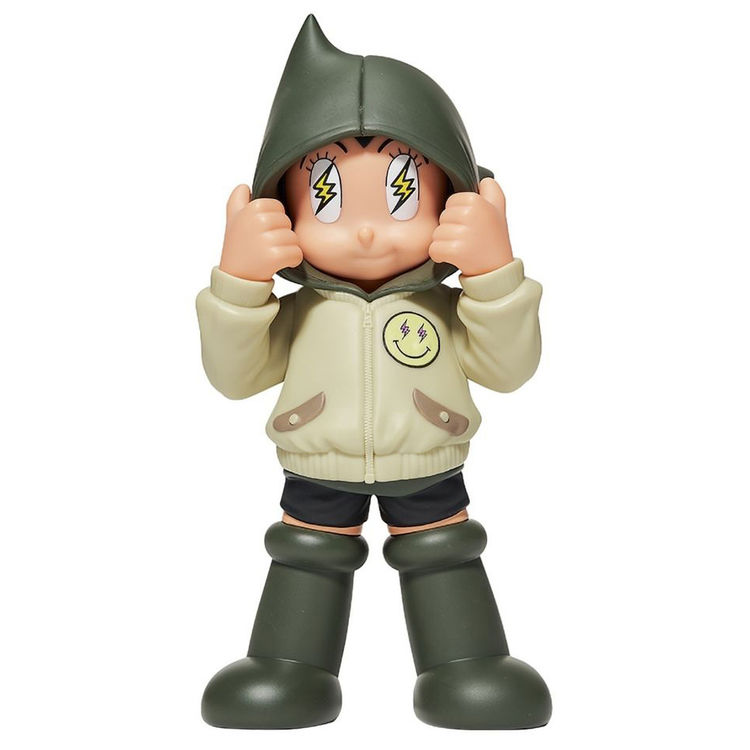 J Blavin Hoodie Astroboy Green Tan by J Blavin