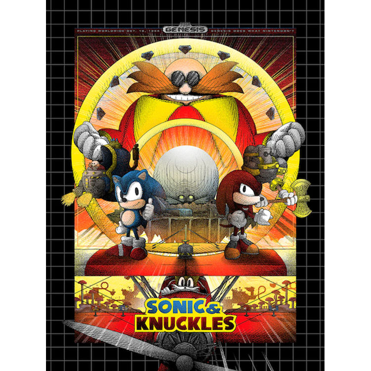 Sonic & Knuckles by Shane Lewis