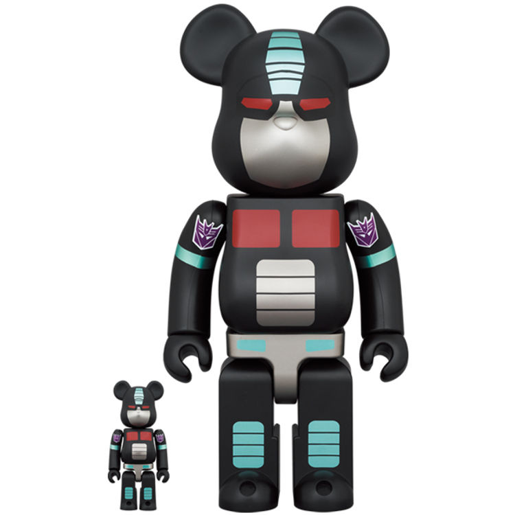 100% & 400% Nemesis Prime Transformer Be@rbrick (Set) by Hasbro