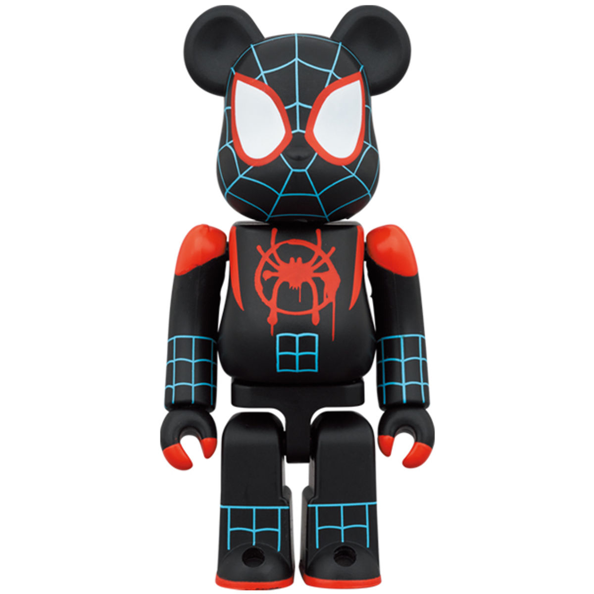 100% + 400% Miles Morales : Spider-man Into The Spider-verse Be@rbrick (Set)