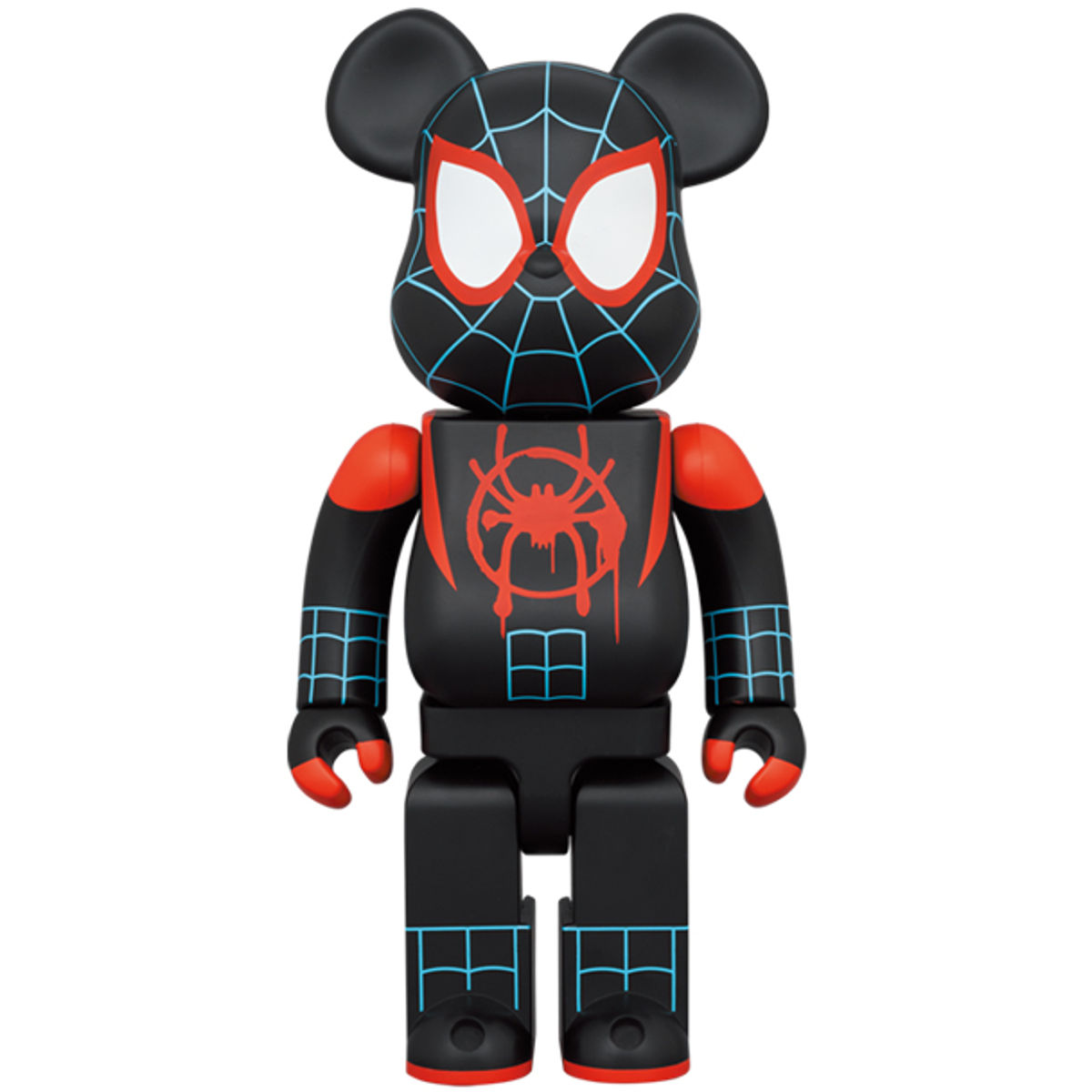 100% + 400% Miles Morales : Spider-man Into The Spider-verse Be@rbrick (Set)