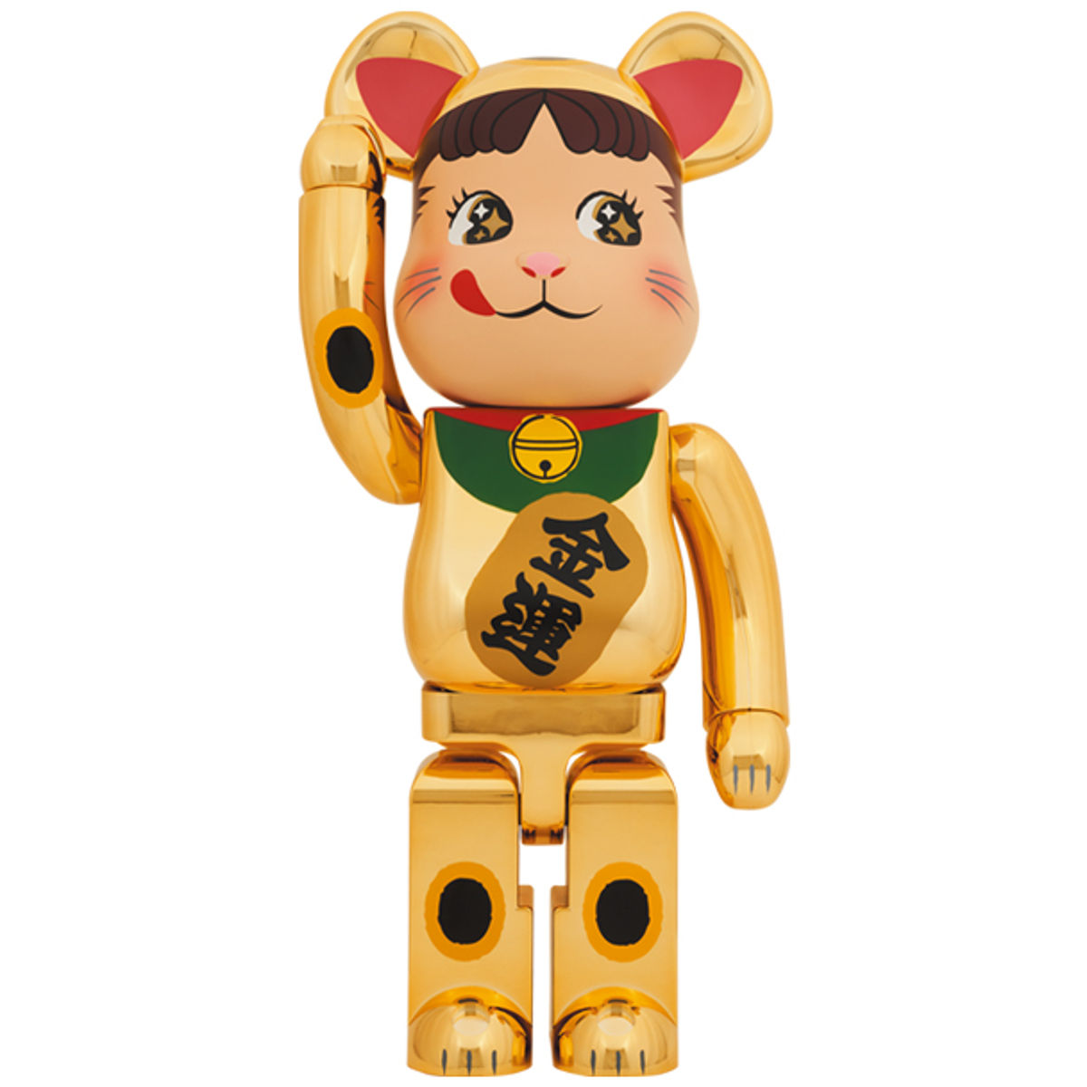 1000% Money Luck Gold Plated Maneki Neko Peko-chan
